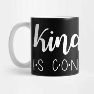 Womens Kindness Is Contagious T Shirt For Mom Teacher Gift Mug